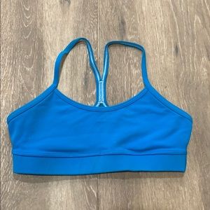 LULULEMON blue sports bra size 4